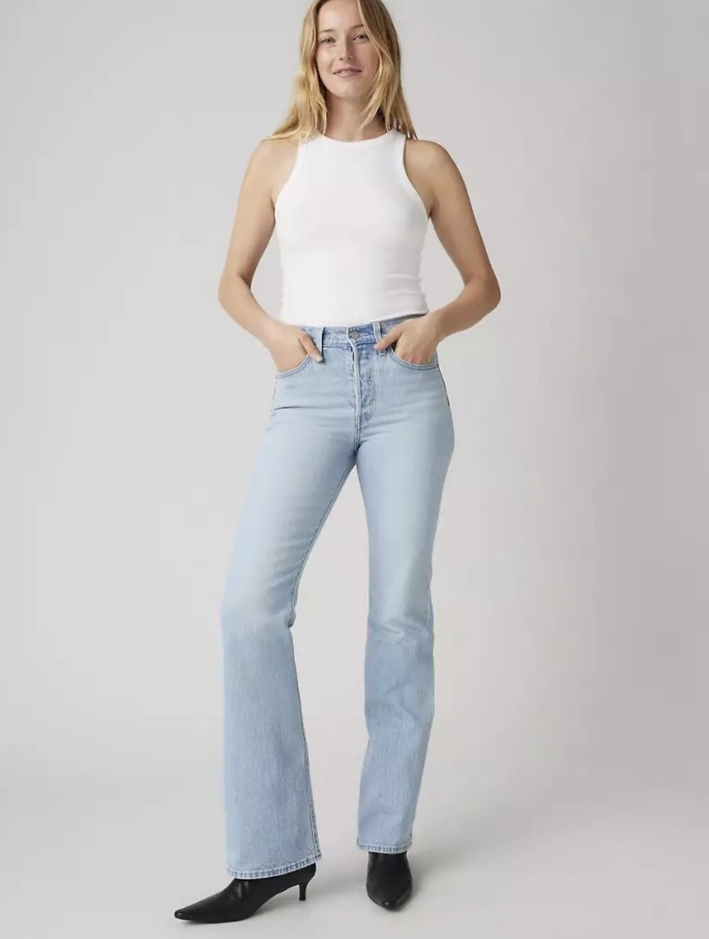 Levi's Wedgie Bootcut Women's Jeans Light Wash Red Tab W29 L32